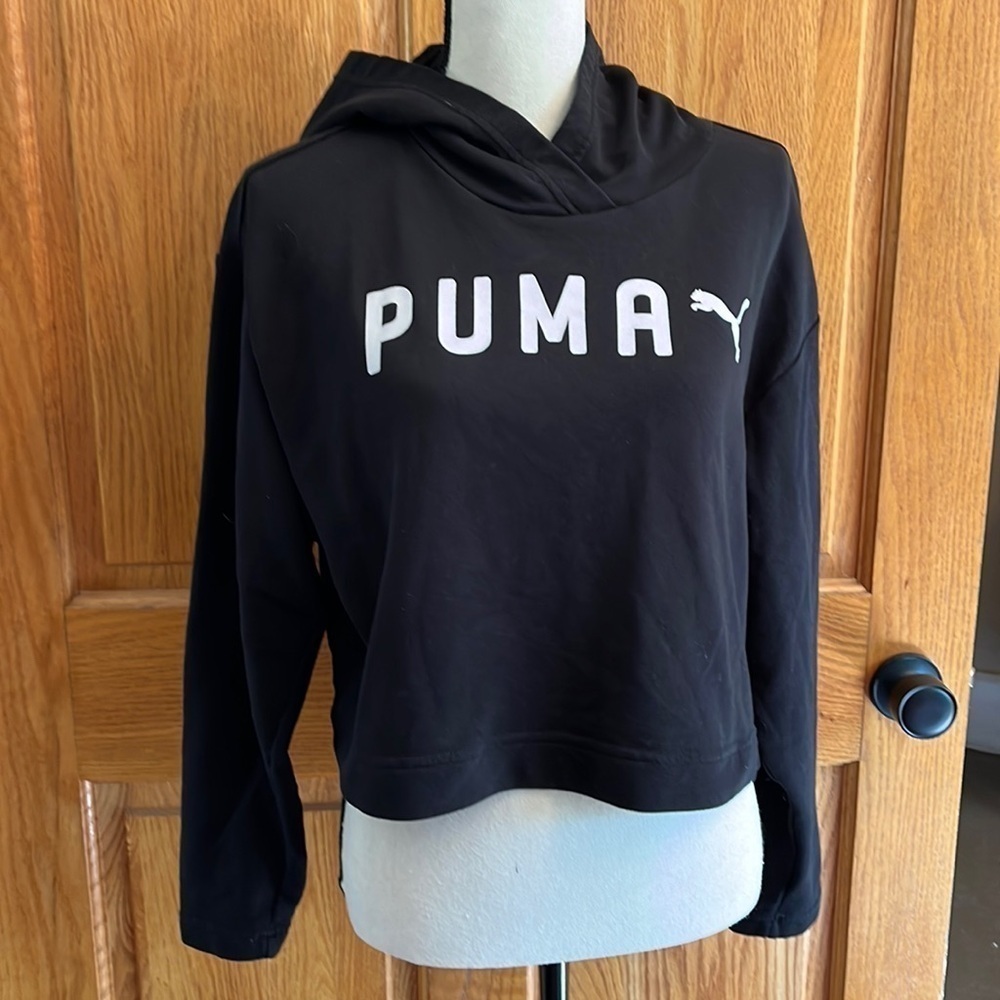 Puma Black Hoodie Sweatshirt